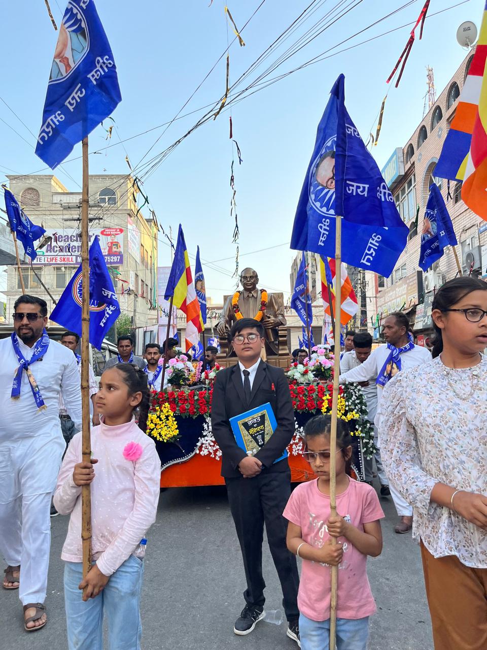 Ambedkar Sena native organizes Shobha Yatra dedicated to the birth anniversary of Babasaheb Dr. Ambedkar and Jotiba Phule
